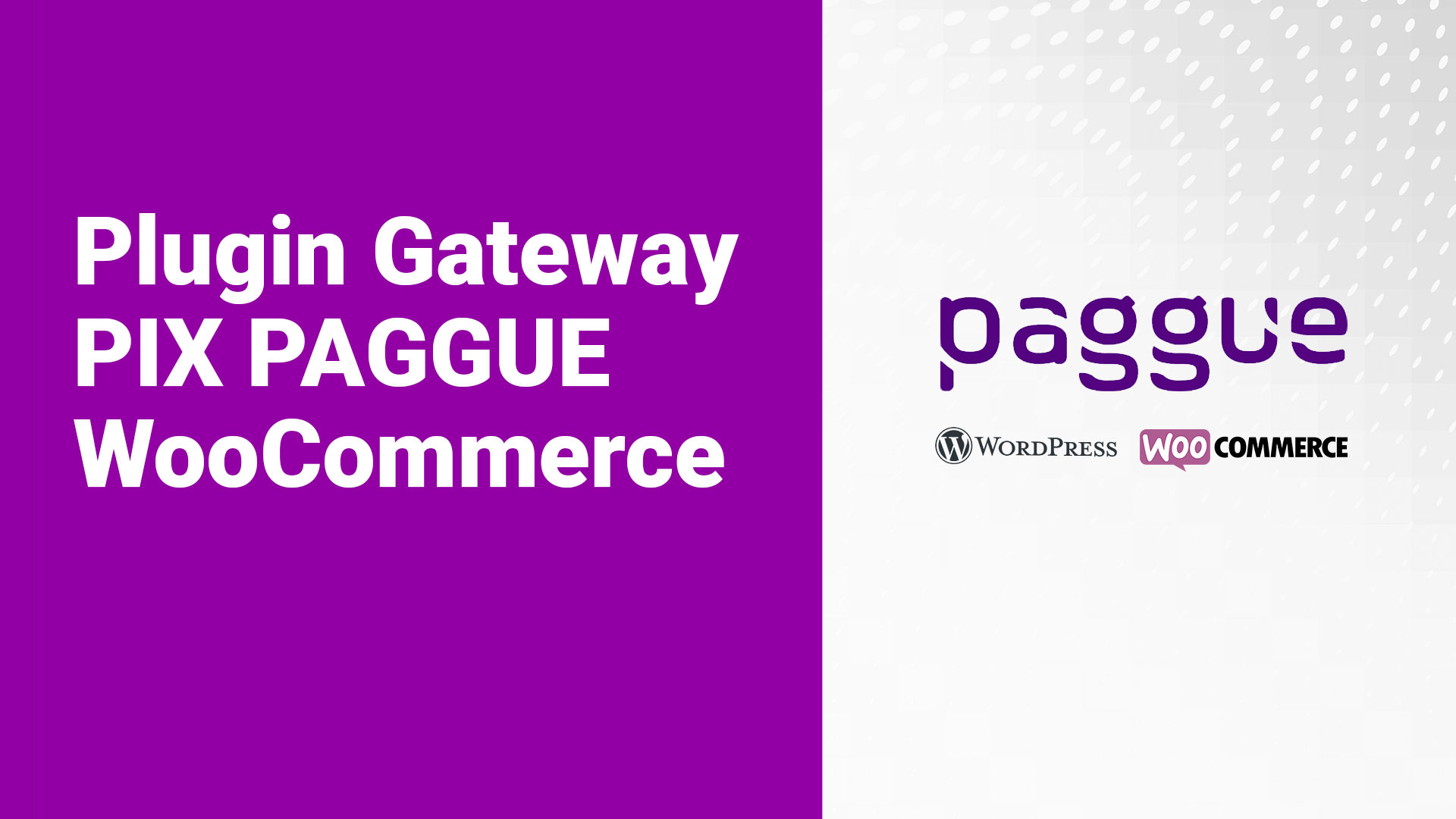 Plugin Gateway PIX Paggue para WooCommerce – Demonstração