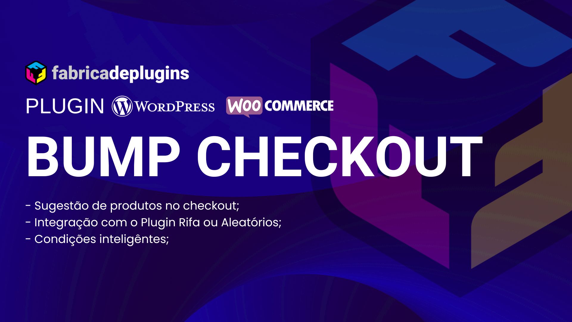 Plugin Fabrica de Plugins Bump Checkout para WordPress e WooCommerce [Demonstração]