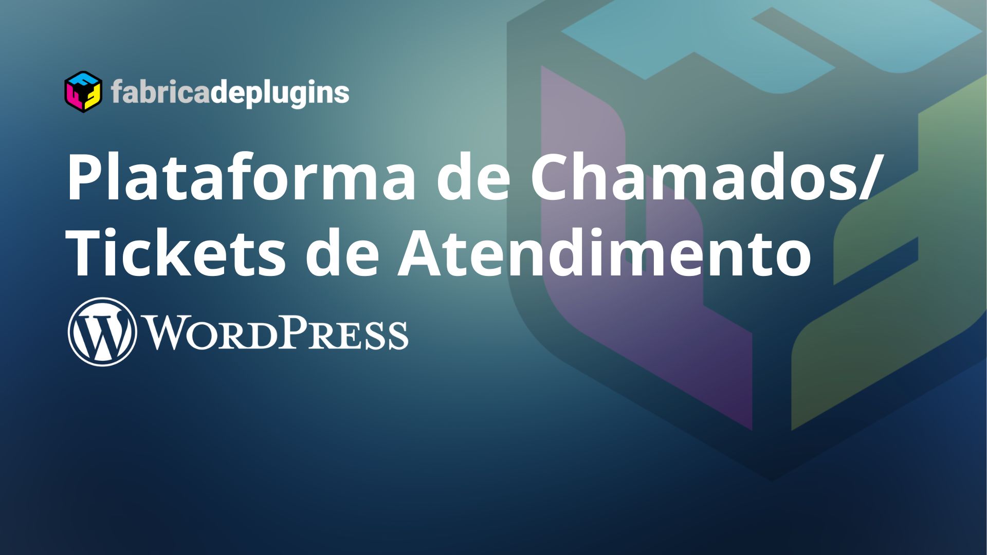 Plataforma completa de Chamados/Tickets de atendimento ou suporte