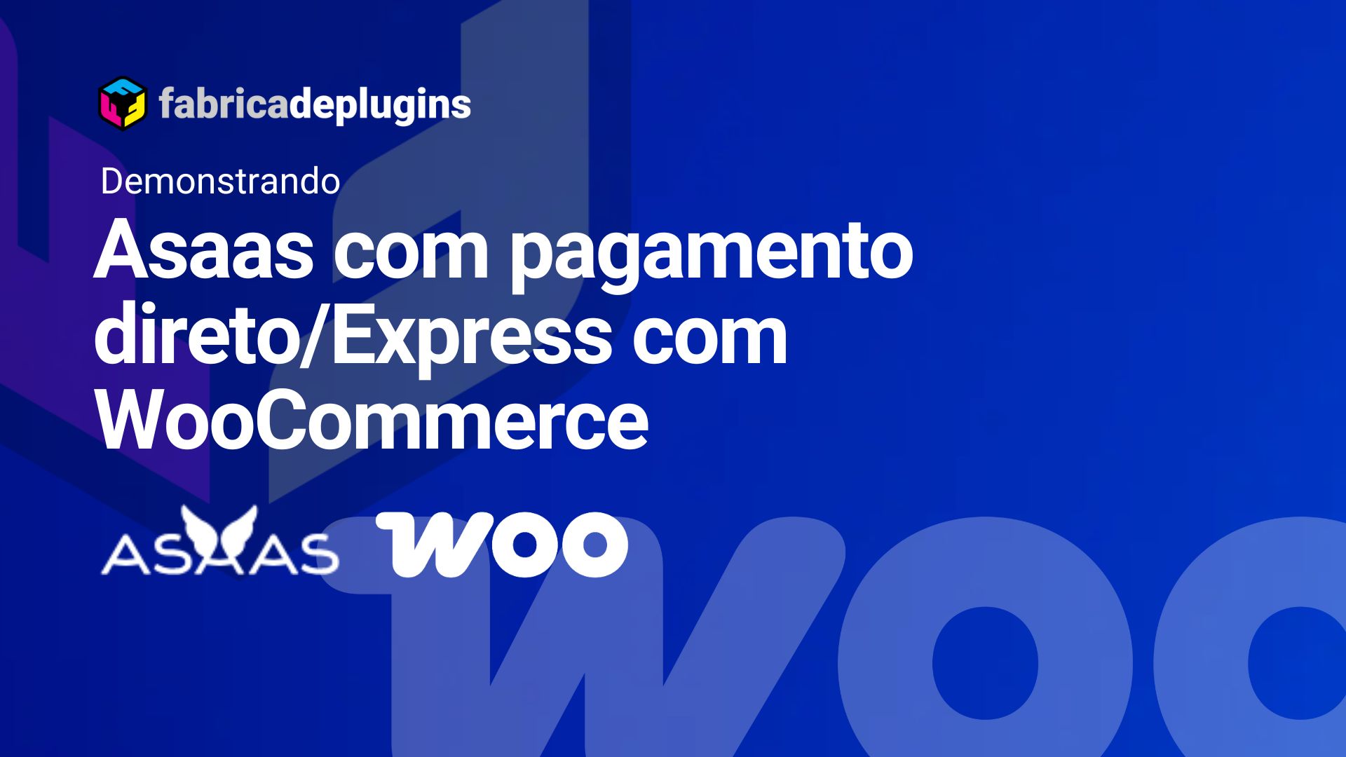 Plugin Pagamento Direto para WooCommece [DEMONSTRAÇÃO ASAAS]