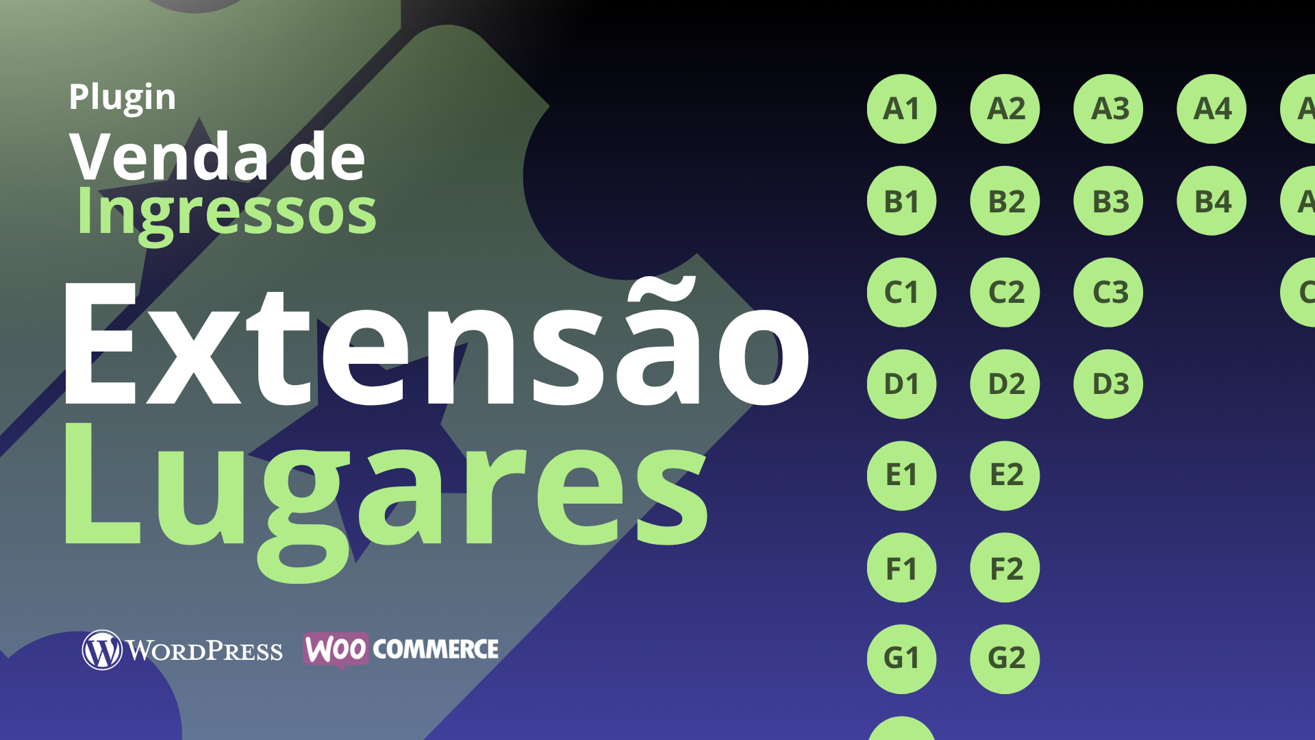 Extensão SELEÇÃO DE LUGARES do Plugin Venda de Ingressos + Check-in QRCODE p/ WooCommerce